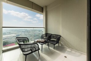 Deluxe Apartment, 2 Bedrooms, City View | Balcony