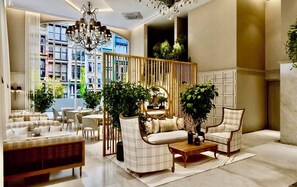 Sitteområde i lobbyen