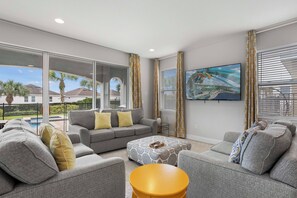 TV, video games, table football - Home Oasis: 6BR w/ Private Pool Near Theme Parks! (Kissimmee)