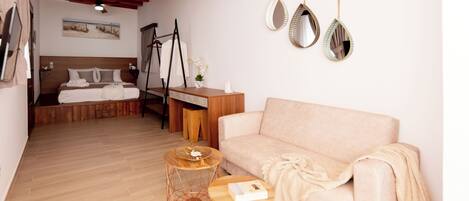 1 slaapkamer, een strijkplank/strijkijzer, wifi, beddengoed