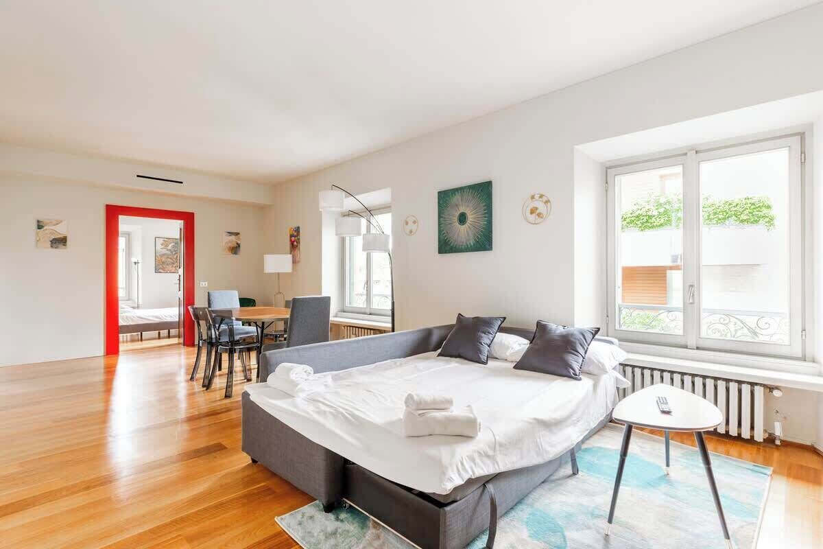 1 chambre, fer et planche à repasser, Wi-Fi, draps fournis