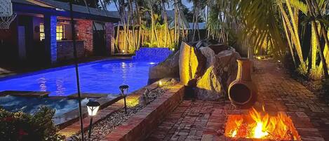 Indoor pool, a heated pool