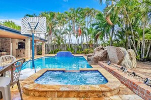 Indoor pool, a heated pool