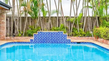 Indoor pool, a heated pool