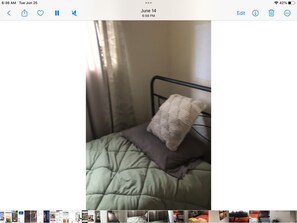 2 soverom og sengetøy