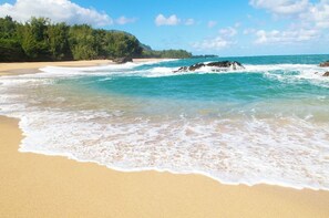 Accommodatie ligt op het strand