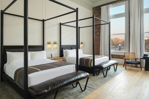 Junior Suite, 2 Queen Beds (View) | Hypo-allergenic bedding, in-room safe, desk, laptop workspace