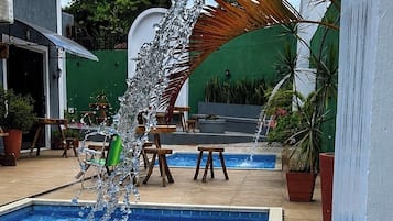 2 outdoor pools, pool umbrellas, sun loungers
