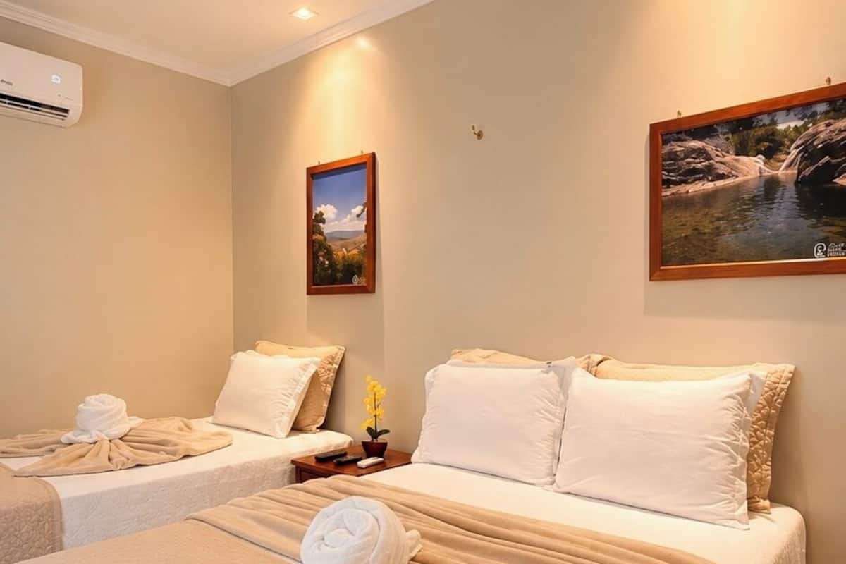 Phòng 3 Deluxe, quang cảnh hồ bơi | Tiện nghi tại phòng