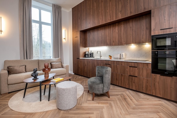 Appartamento Superior | Cucina privata | Frigorifero, microonde, forno, piano cottura