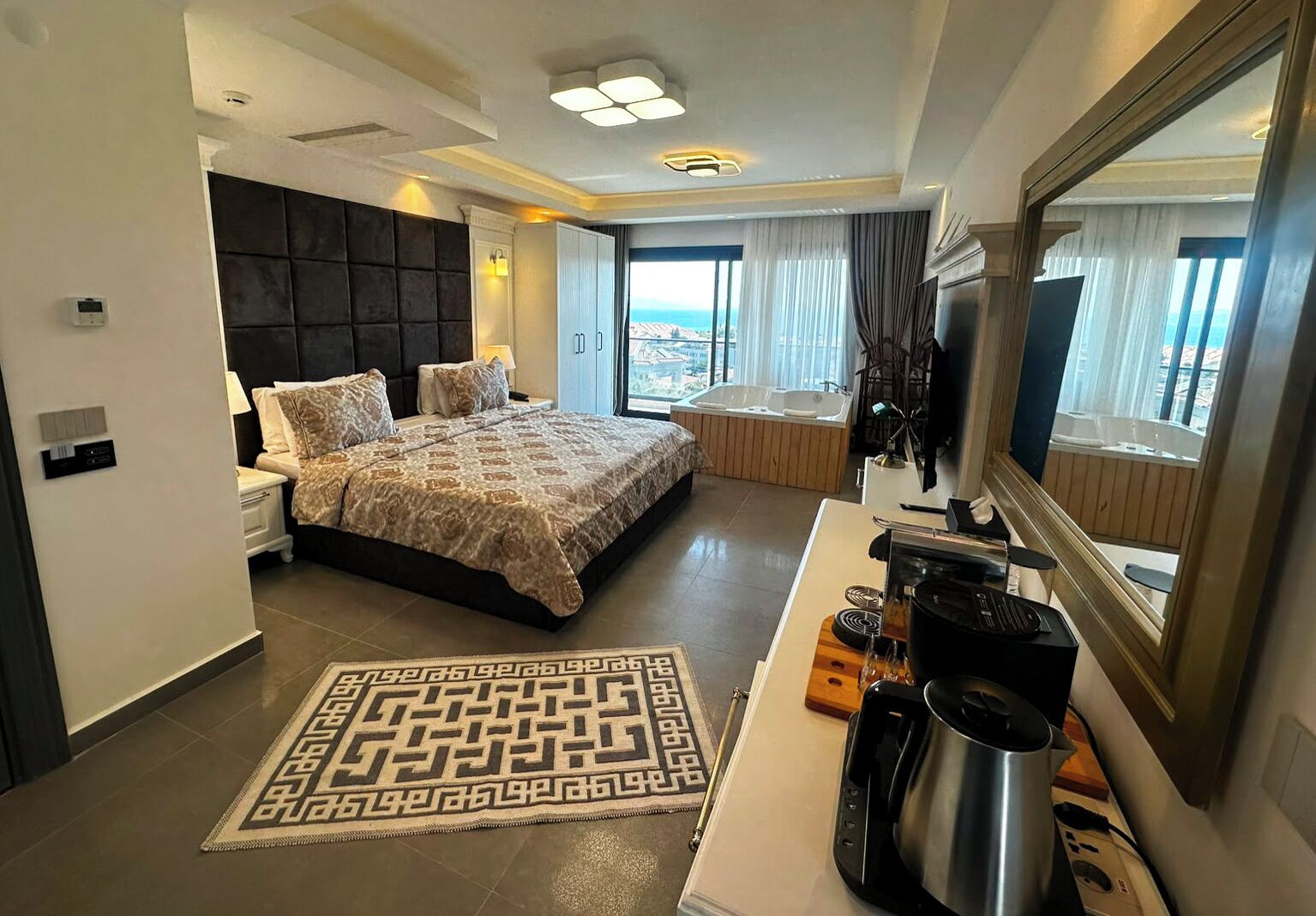 Suite Studio Romantique, balcon, vue mer