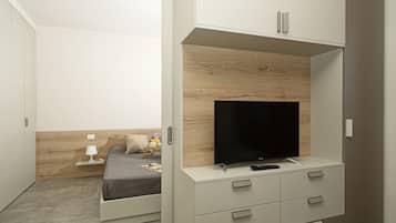 Apartment | Living area | 30-cm TV with digital channels