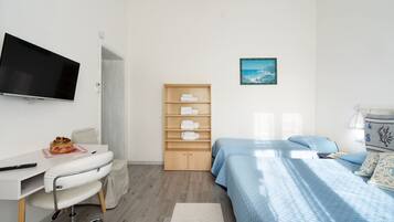 Chambre Quadruple | 3 chambres, draps en coton égyptien, literie de qualité supérieure