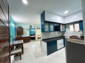 Apartment | Private kitchen | Fridge, electric kettle - Home Away From Home in Bangalore (Bengaluru)