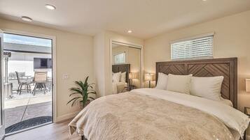 4 bedrooms, iron/ironing board, free WiFi, bed sheets