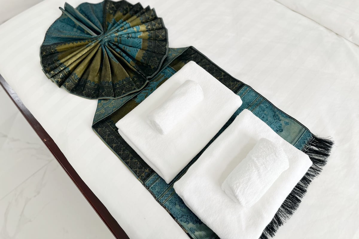 Premium bedding, pillowtop beds, soundproofing, free WiFi