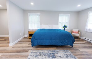 5 dormitorios, tabla de planchar con plancha, cuna de viaje y wifi