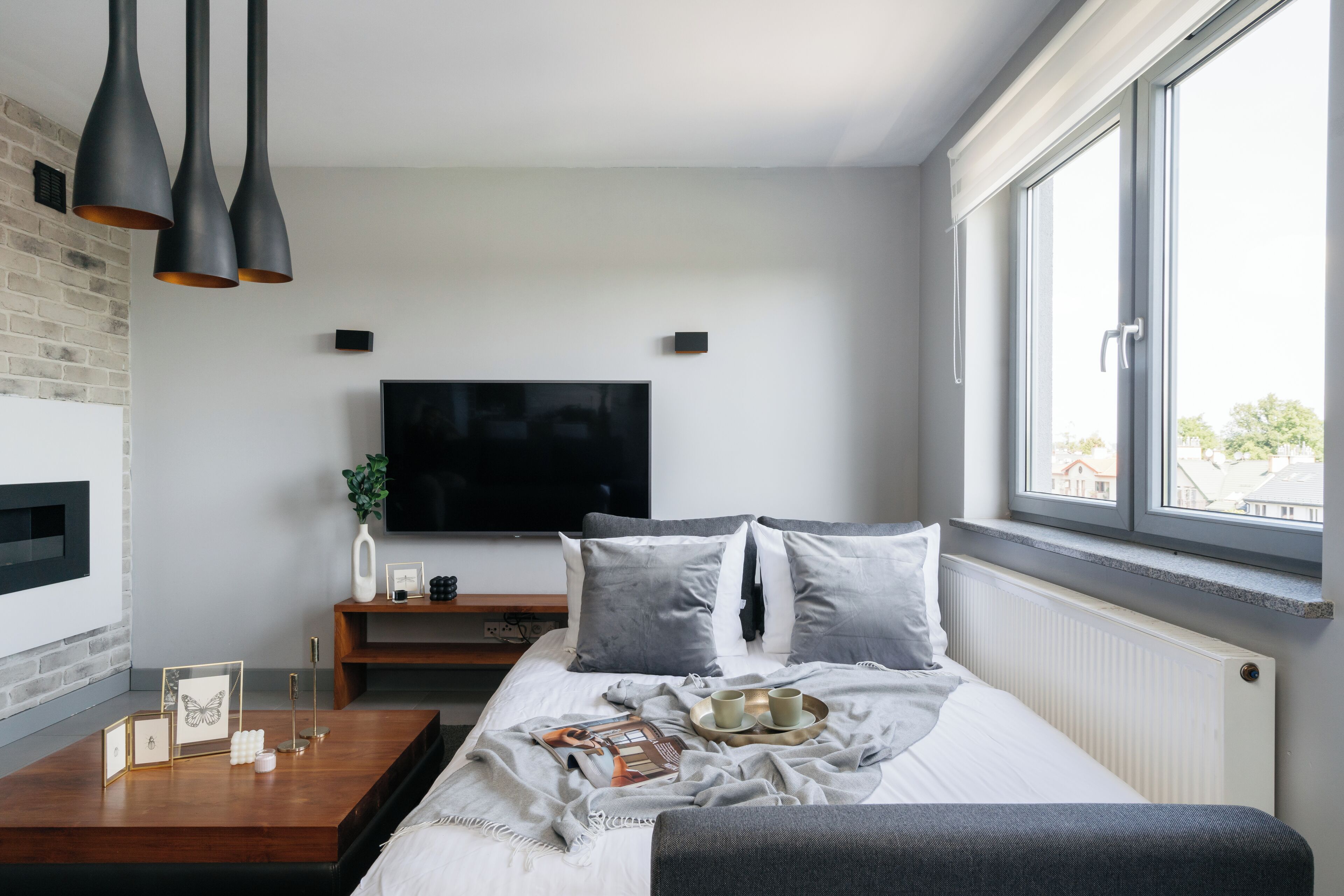 1 habitación, decoración personalizada y muebles diferentes 