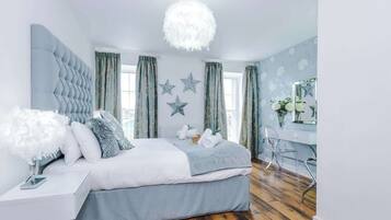 2 bedrooms, iron/ironing board, travel crib, WiFi