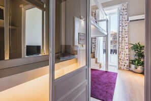 Apartment, Balcony | Living area | 35-inch TV with digital channels - La Suite del Tenore by Wonderful Italy (Catania)