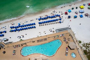 On the beach - Treasure Island 1910 (Panama City Beach)