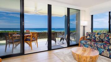 Condo, 1 King Bed with Sofa bed (Kona Reef#A7) | Living area