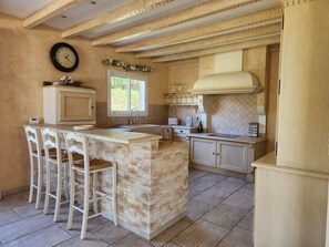 Fridge, microwave, oven, dishwasher - Charming villa with landscaped garden and swimming pool (Carcassonne)