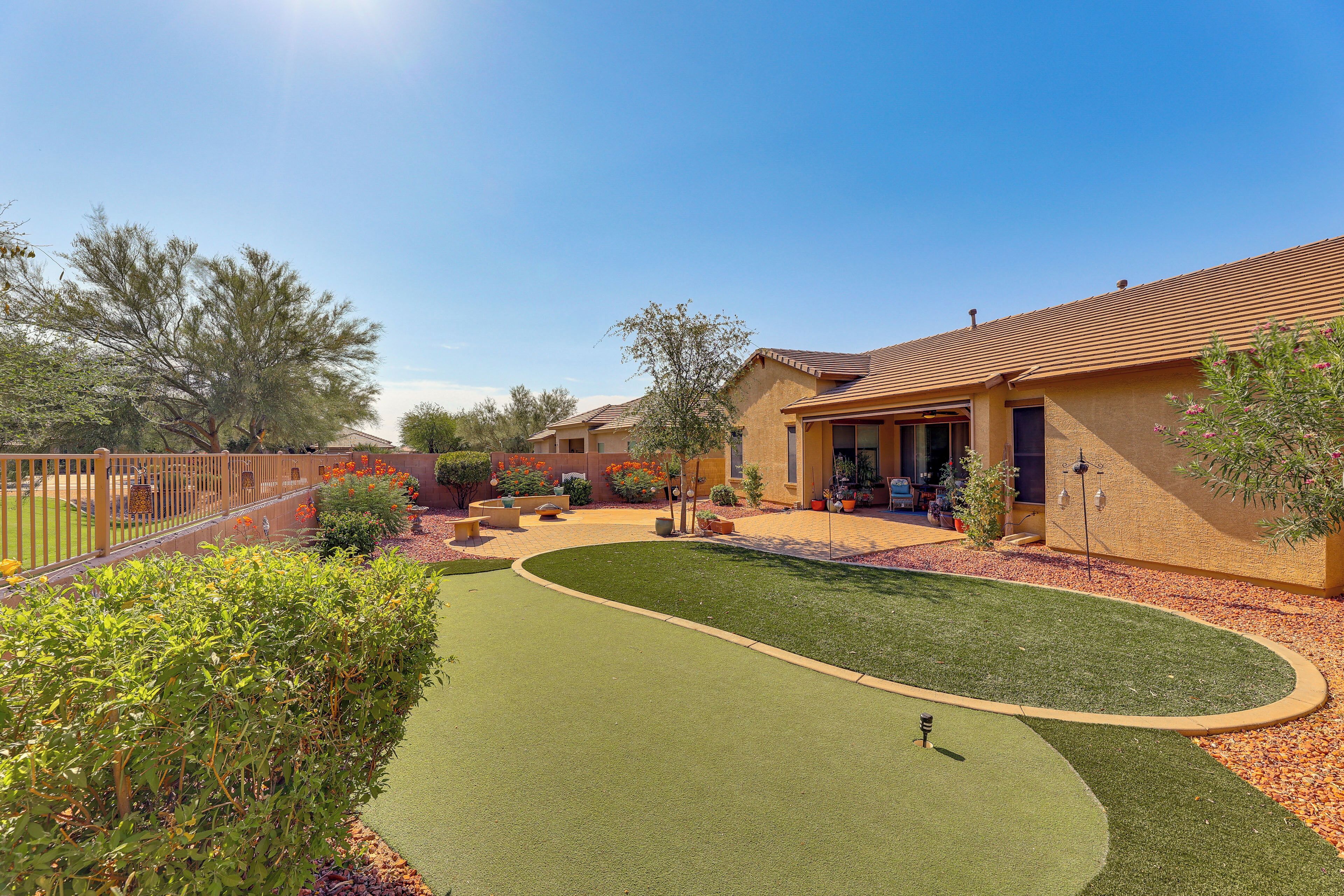 Stylish Goodyear Home w/ Putting Green!