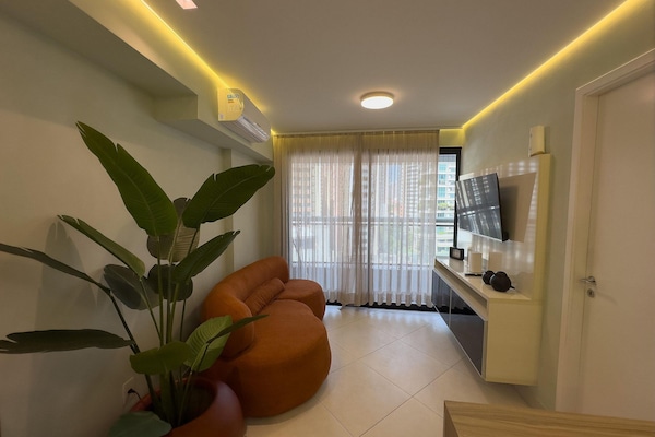 Estudio | Zona de estar | Una televisión LCD