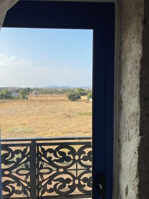 Vista del paisatge des de l'allotjament