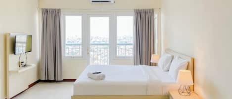 Studio – deluxe | Skrivebord og wi-fi (inkludert)