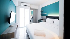 Studio – deluxe | Skrivebord og wi-fi (inkludert)