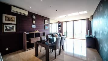 Apartamento luxo | Área de estar