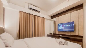 Apartemen Deluks | 3 kamar tidur, meja kerja, dan Wi-Fi gratis