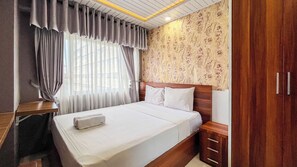 Deluxe Apartment | 2 bedrooms, desk, free WiFi - Cozy 2Br At Royal Makassar Apartment (Makassar)