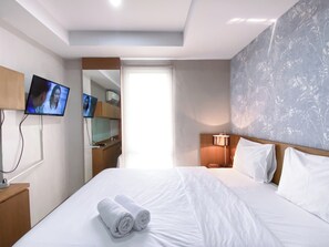 Estúdio luxo | Escrivaninha, Wi-Fi de cortesia