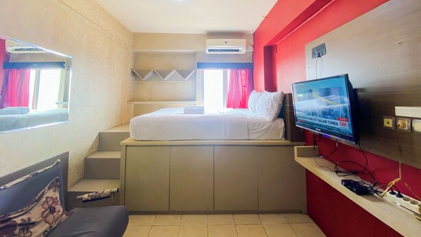 Unclassified image, 1 of 16, button - Serene Studio Room At 5Th Floor Suites @Metro Apartment (Bandung)