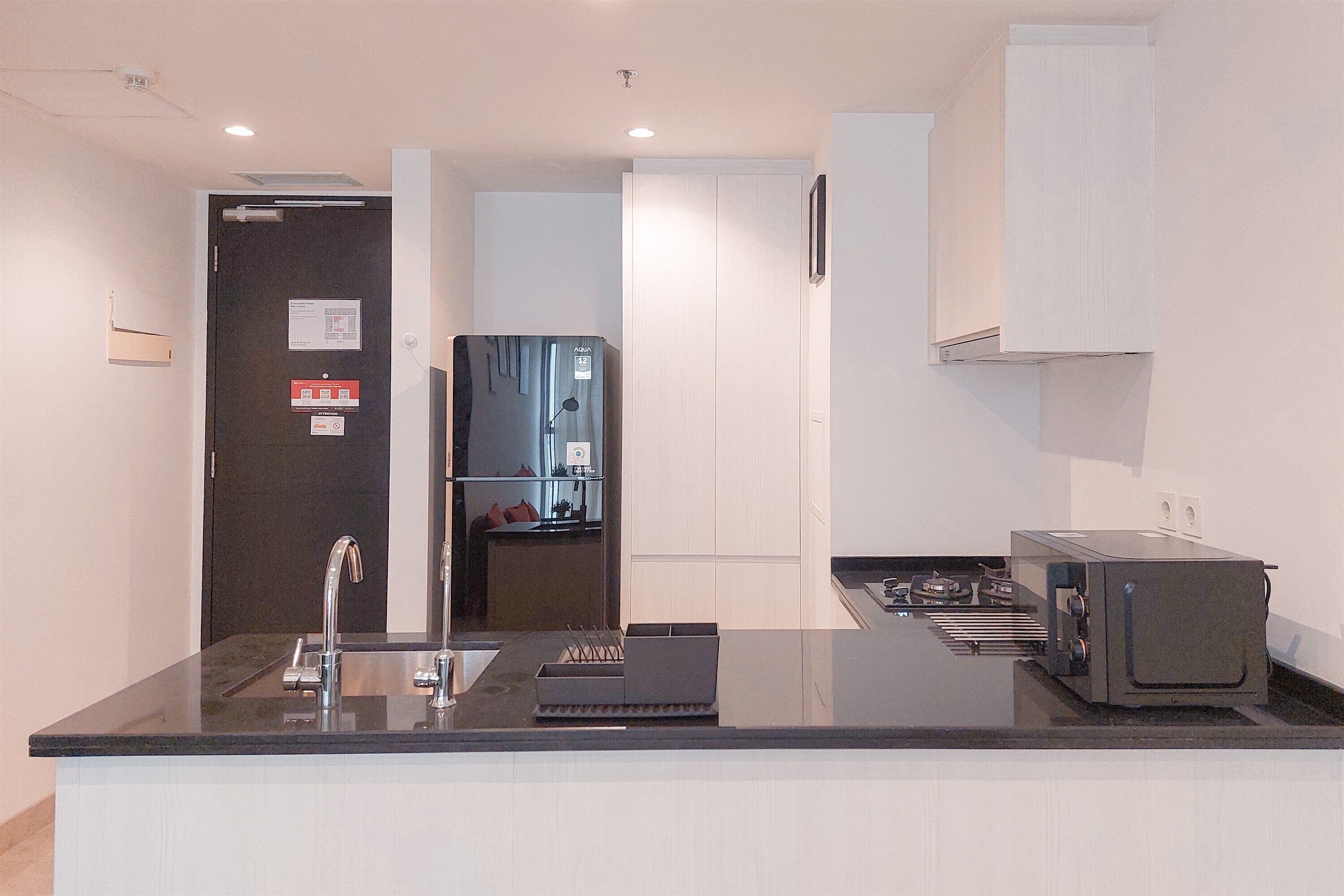 Leilighet – deluxe | Eget kjøkken | Kjøleskap, mikrobølgeovn og kokeplater