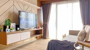 Apartment | Living area - Modern Look 2Br At Puri Garden Apartment (Jakarta)