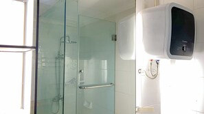 Apartment | Bathroom | Separate tub and shower, towels, soap, shampoo - Modern Look 2Br At Puri Garden Apartment (Jakarta)