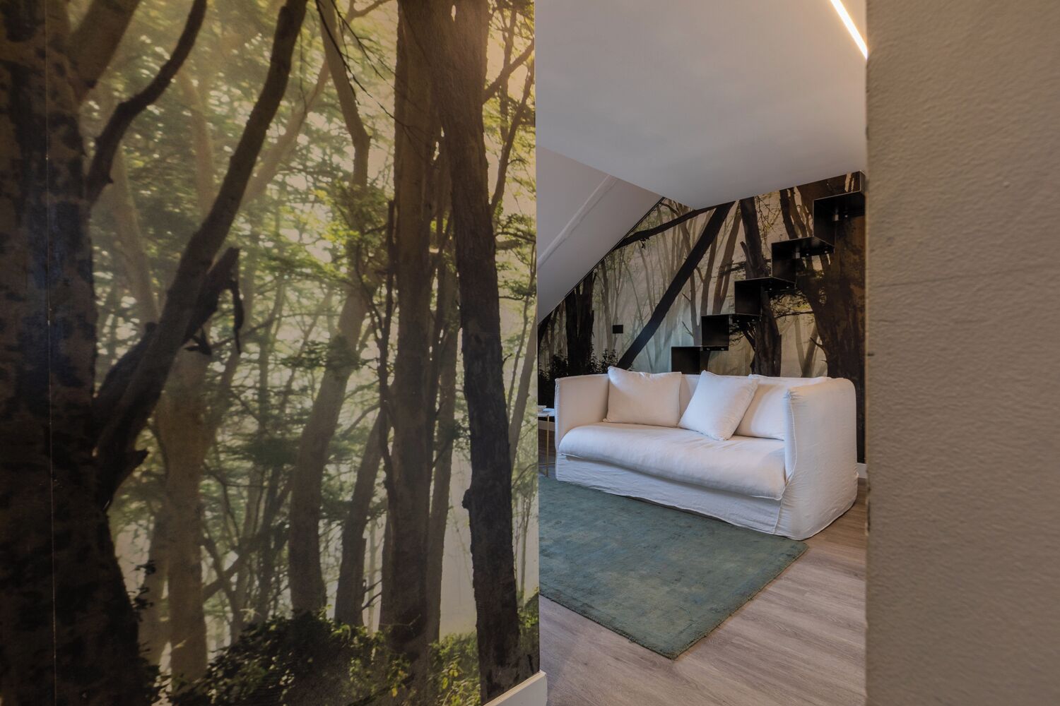 Estúdio urbano | Área de estar | TV 35 polegadas com canais digitais