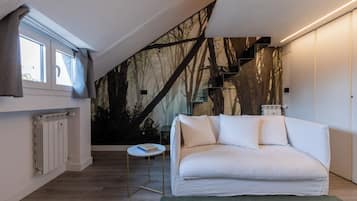 City Studio | Living area | 35-inch TV with digital channels