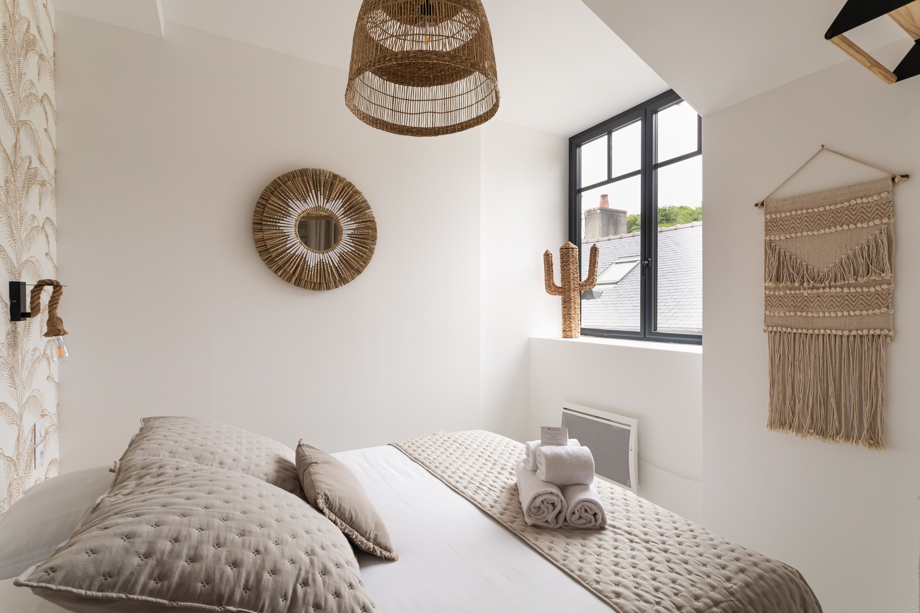 1 chambre, fer et planche à repasser, Wi-Fi gratuit, draps fournis