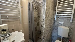 Free toiletries, hair dryer, towels, toilet paper