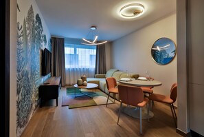 Living area - IMCT - Sun Hill A404 Luxury Suites (Budapest)