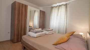 2 soveværelser, strygejern/strygebræt, Wi-Fi, sengetøj