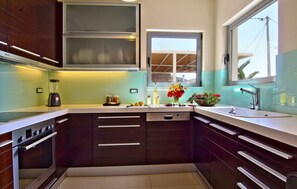 Kühlschrank, Ofen, Herdplatte, Geschirrspüler