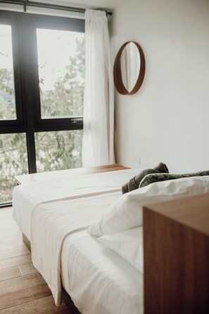 1 室のベッドルーム、アイロン / アイロン台、WiFi、ベッドシーツ