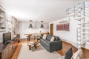 Appartement, vue jardin | Coin séjour