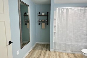 Towels, soap, toilet paper